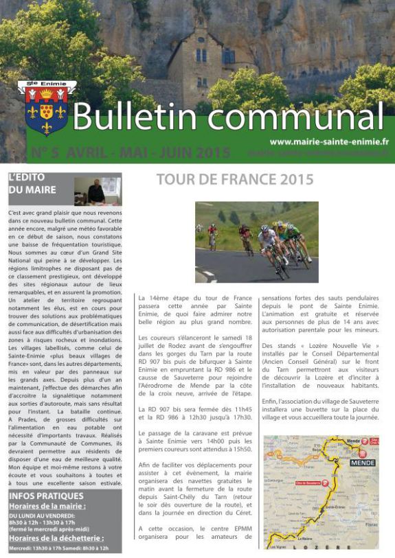 Téléchargez le bulletin